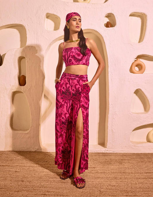 Bougainville Pink Top & Pants