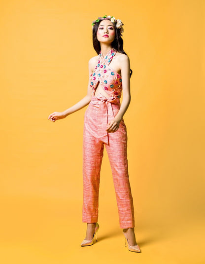 Coral Pink Jumpsuit