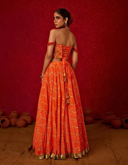 Corset Lehenga Set