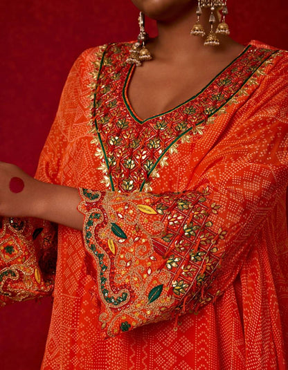 Embroidered Kurta Set with Pants