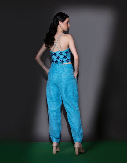 Light Blue Balloon Pants & Top
