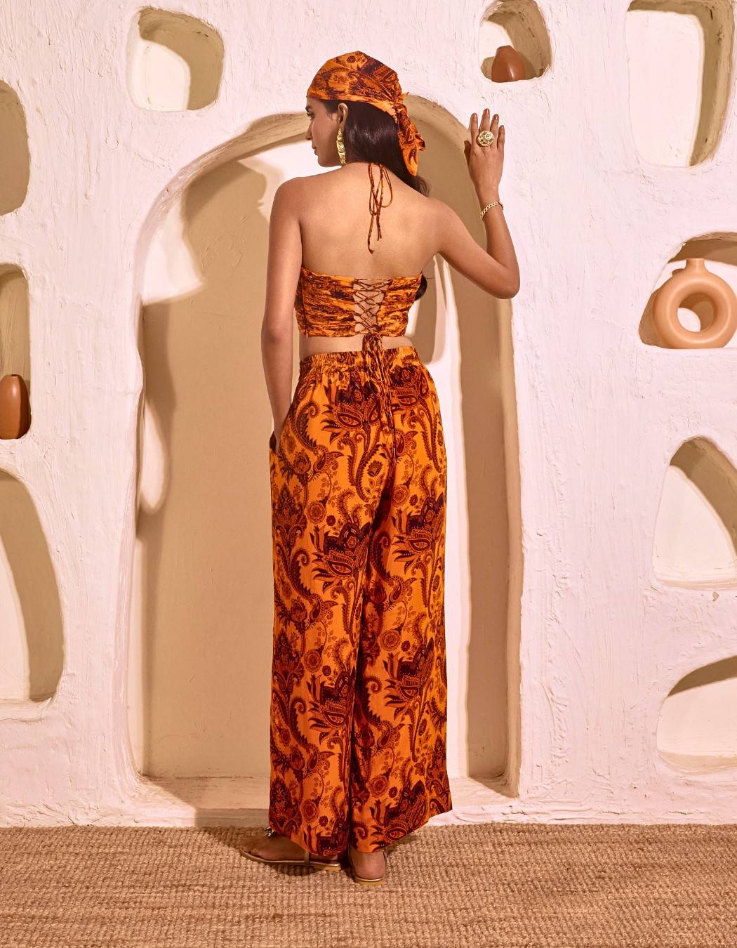 Mandarin Orange Top Pants