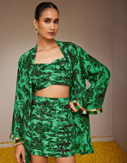 Morni Green Co-Ord Set