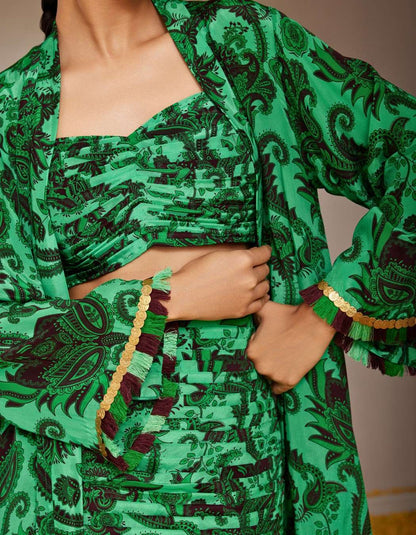 Morni Green Co-Ord Set