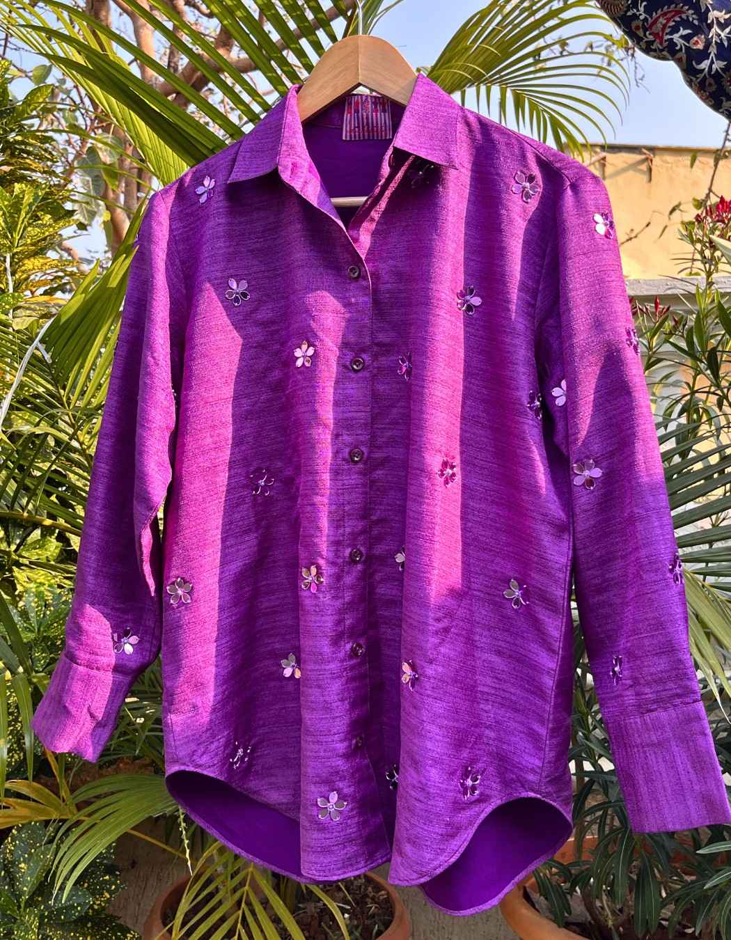 Purple Shirt & Pants Sets
