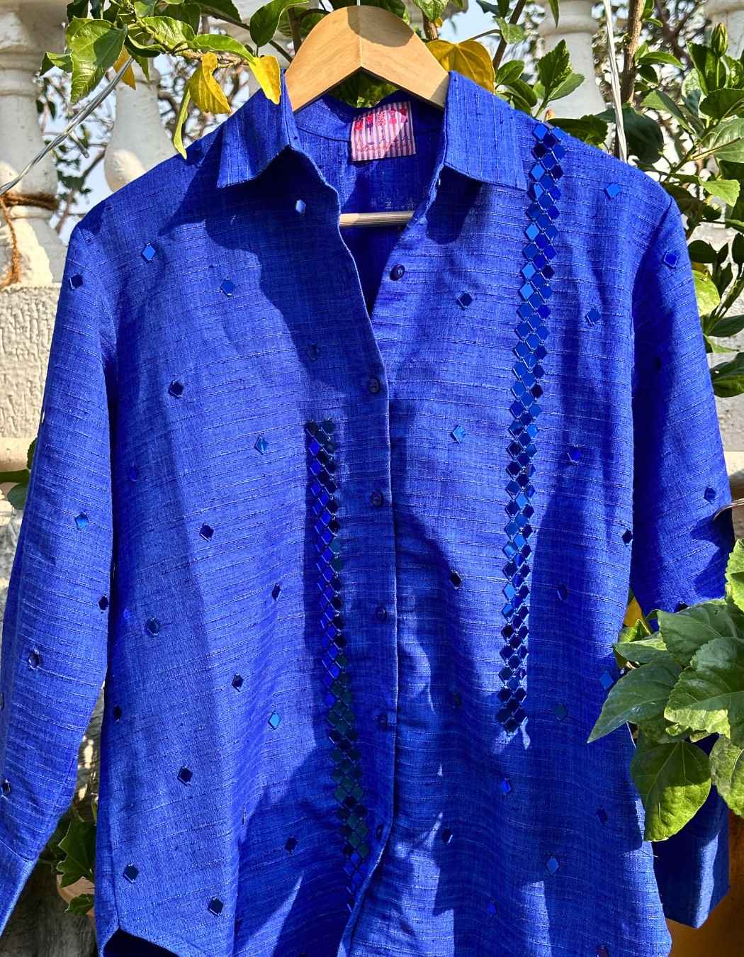 Royal Blue Shirt & Shorts Set