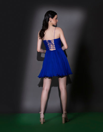 Royal Blue Short Dress
