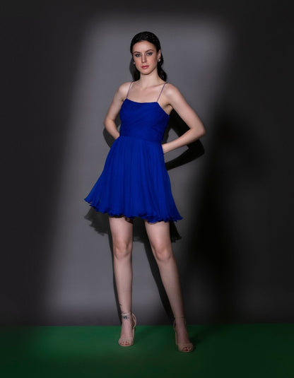 Royal Blue Short Dress