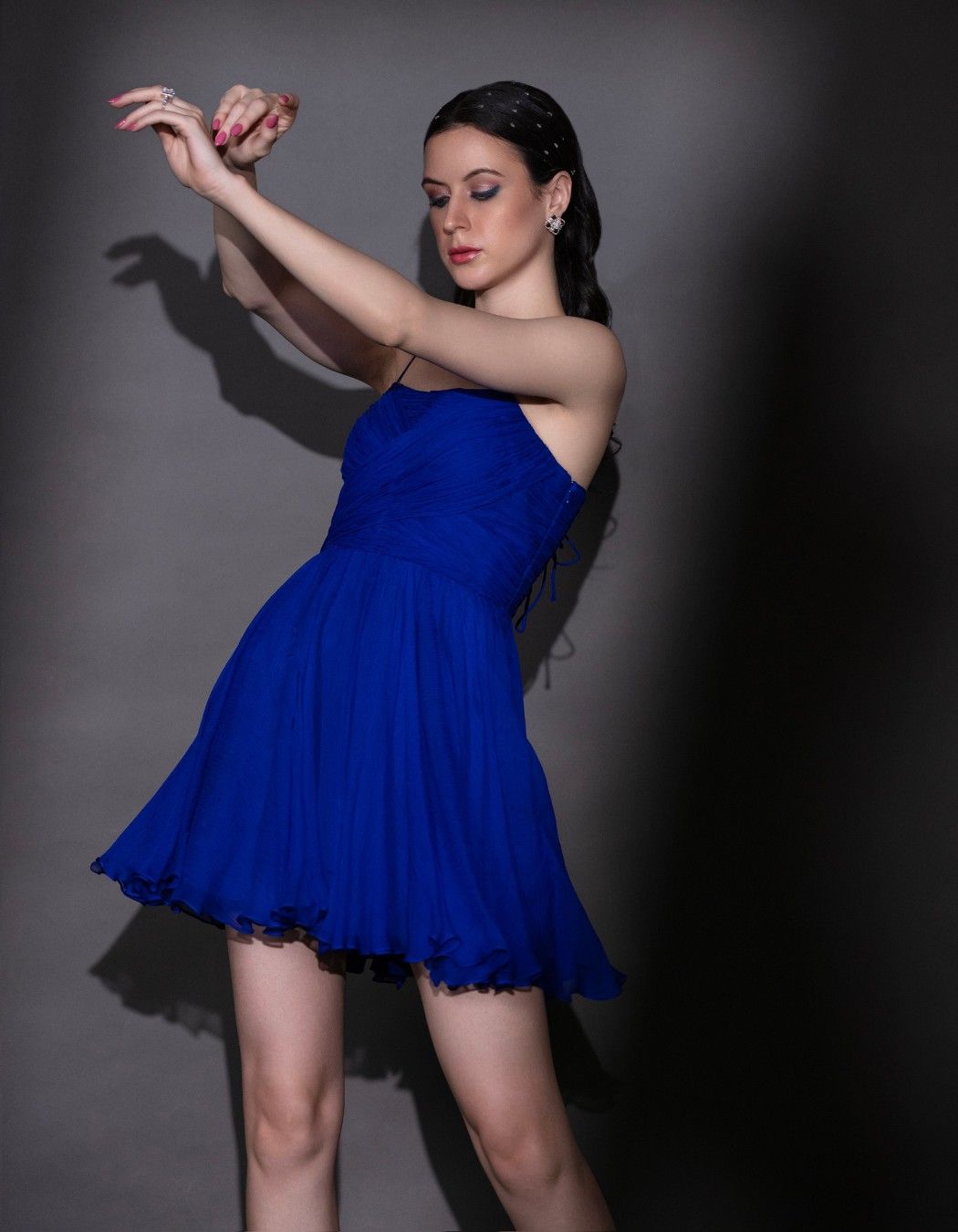 Royal Blue Short Dress